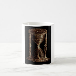 Vintage veränderte Licht-Steampunk-Alchemie-Stunde Tasse