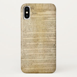 Vintage Verfassung der Vereinigten Staaten Case-Mate iPhone Hülle