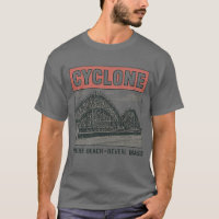Vintage Vergnügungspark CYCLONE REVERE BEACH • REV