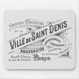 Vintage Verkaufsanzeige für Paris Mousepad