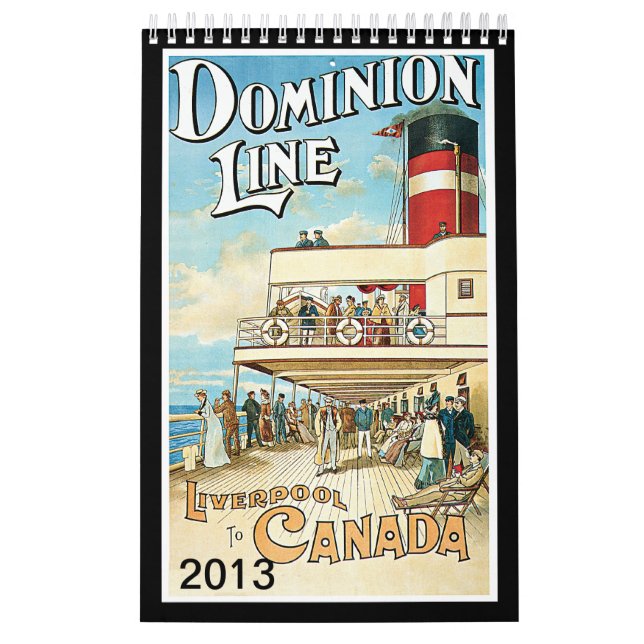 Vintage Verkehrsmittel Kalender (Titelbild)