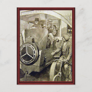 Vintage Verkehrsträger Postkarte