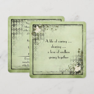 Vintage Verlängerung der Stimmrechte Einladung