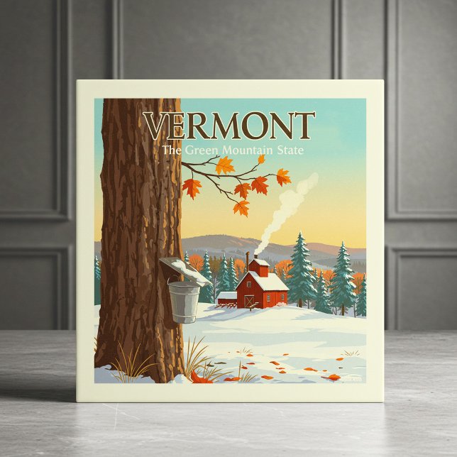 Vintage Vermont Fliese (Von Creator hochgeladen)