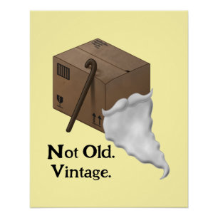Vintage-Verpackung - Poster