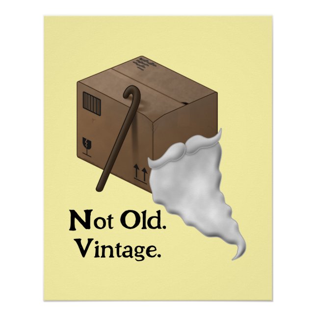 Vintage-Verpackung -  Poster (Vorderseite)