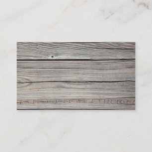 Vintage verwitterter Holz Hintergrund - Altes Bret Visitenkarte