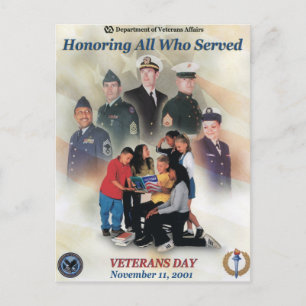 Vintage Veterans Day, 2001 - Postkarte