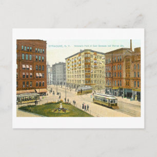 Vintage Veterans Park, Syracuse, New York Postkarte