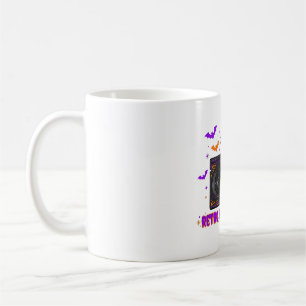 Vintage-VHS-Geist Retro-Halloween-Horror-Kunst Kaffeetasse