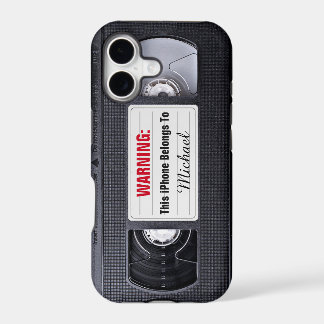 Vintage-VHS-Kassette Personalisierter Name Text