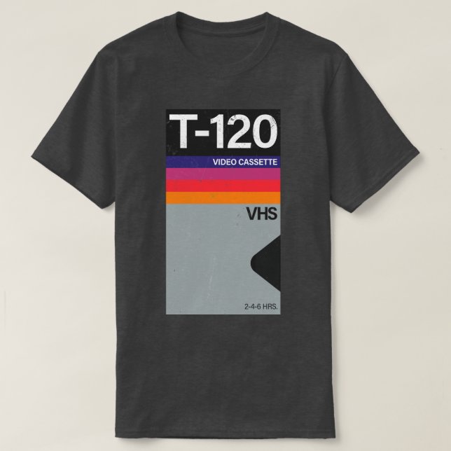 Vintage VHS-Videokassette T-Shirt (Design vorne)