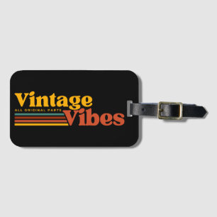VINTAGE VIBES ALLE URSPRÜNGLICHEN TEILE GEPÄCKANHÄNGER