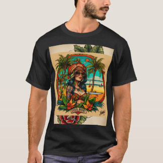 Vintage Vibes: Amerikanisches traditionelles Tatto T-Shirt