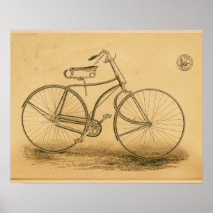 Vintage Victor Fahrrad Magazin Kunstposter Poster