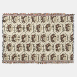 Vintage Victorian Christmas Sleigh Decke