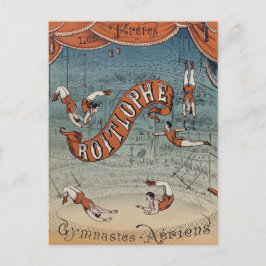 Vintage Victorian Circus  Postkarte