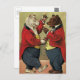 Vintage Victorian Happy, Gay, Dancing Bears Postkarte (Vorne/Hinten)
