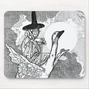Vintage-Victorian Mother Goose von Charles Robinso Mousepad
