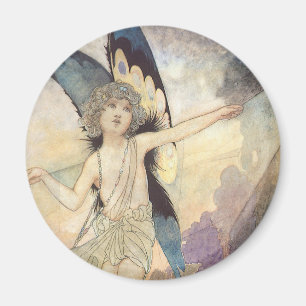 Vintage-Victorian-Schmetterlingsfee von Robinson Magnet