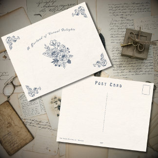 Vintage Victorian Spring Postcard Postkarte