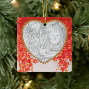 Vintage Victorian Valentinstag Mein Herz gehört Di Keramikornament