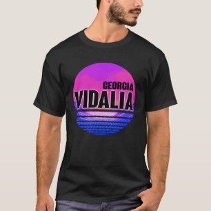 Vintage Vidalia Vaporwave Georgia T-Shirt