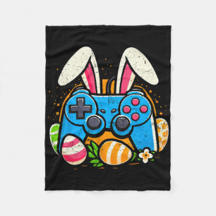 Vintage-Videospielcontroller Osterhase Gamer Bo Fleecedecke