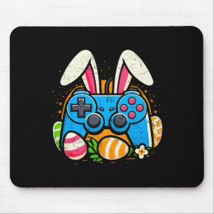 Vintage-Videospielcontroller-Osterhase-Gamer-Bo Mousepad
