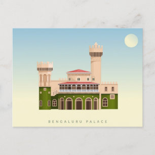 Vintage Vidhana Soudha Bengaluru Karnataka Indien Postkarte