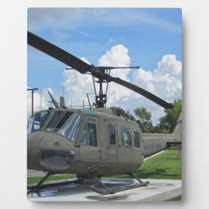 Vintage Vietnam Uh-1 Huey Militärhubschrauber Fotoplatte