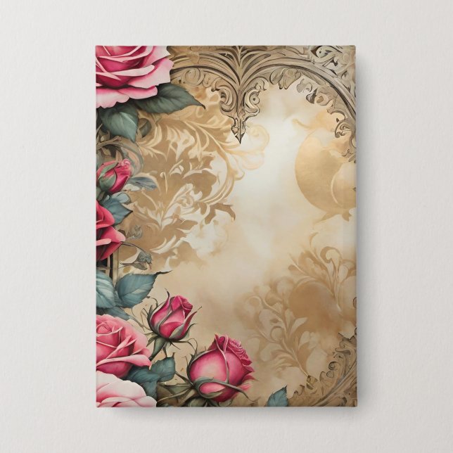 Vintage viktorianisch  button (Vorderseite)