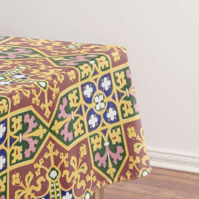 Vintage Viktorianische Ära 1870 Muster Tischdecke (Beispiel)