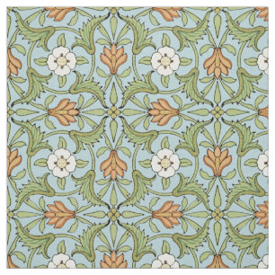 Vintage Viktorianische Ära Französisches Blumenmus Stoff