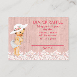 Vintage Viktorianische Babyduschvorrichtung Begleitkarte