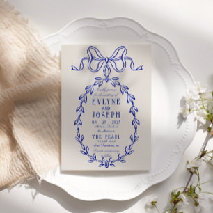 Vintage Viktorianische Barockfeier Einladung