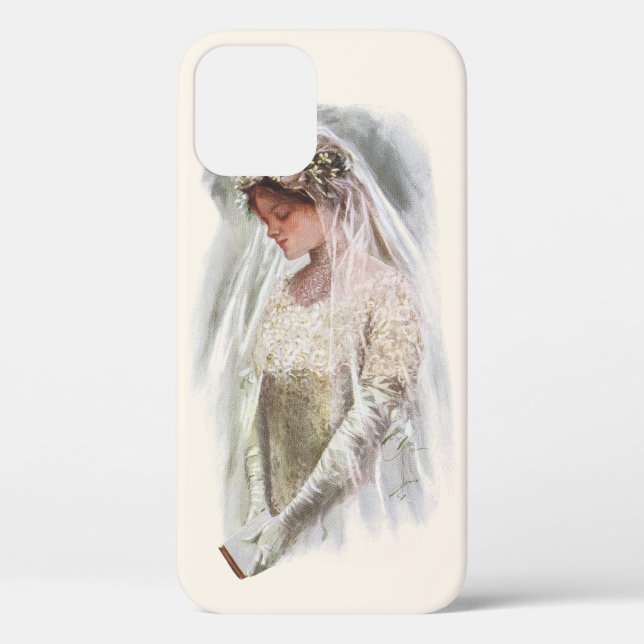 Vintage Viktorianische Braut mit Bible Harrison Fi Case-Mate iPhone Hülle (Rückseite)