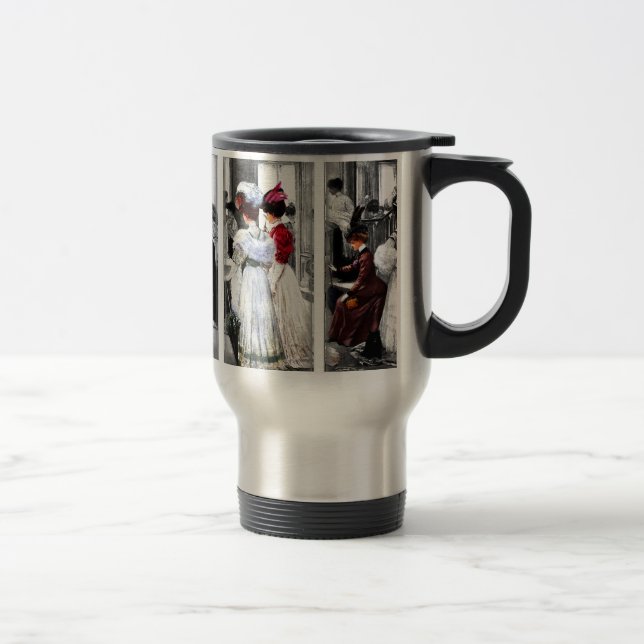 Vintage viktorianische Damen Reisebecher (Rechts)