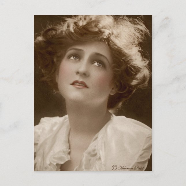 Vintage Viktorianische Edwardian Tinted Postcard 2 Postkarte (Vorderseite)