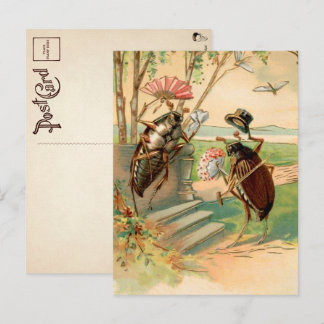 Vintage Viktorianische Fehler Postkarte