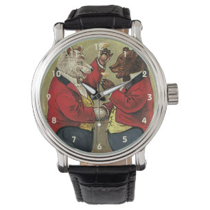 Vintage viktorianische glückliche, homosexuelle, armbanduhr