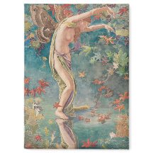 Vintage Viktorianische Herbstskalender Blätter