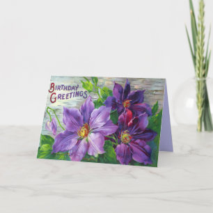 Vintage viktorianische karte