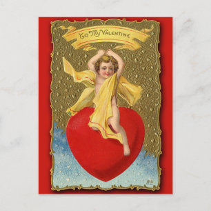 Vintage viktorianische Karte an meinen Valentinsta
