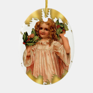Vintage viktorianische keramikornament