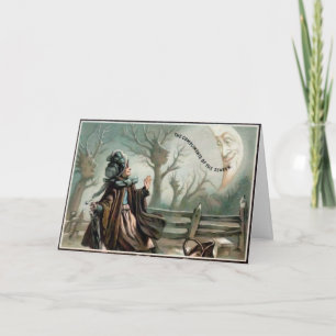 Vintage Viktorianische Komplimente Weihnachtskarte Feiertagskarte