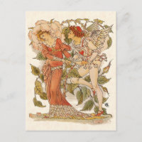 Vintage Viktorianische Kunst, Rose von Walter Cran