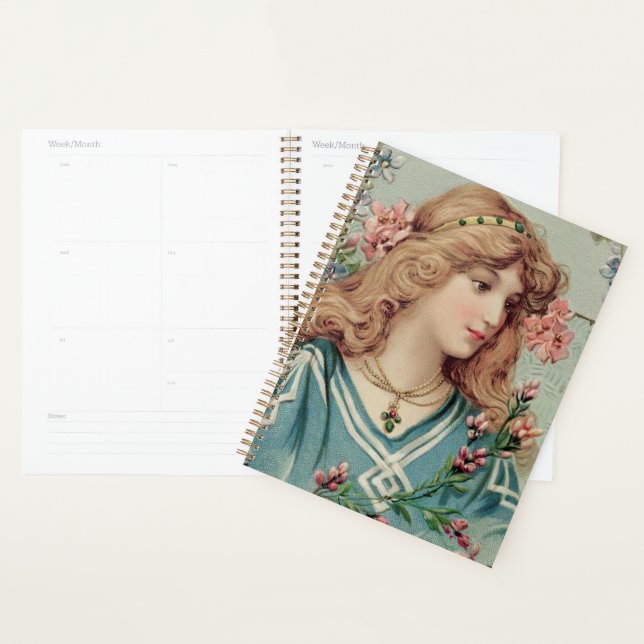 Vintage Viktorianische Lady Planer (Anzeige)