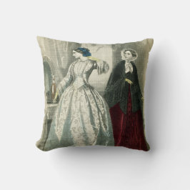 Vintage Viktorianische Mode Kissen