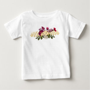 Vintage Viktorianische Musik Romantik Tulips Baby T-shirt